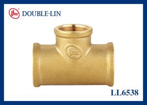 China Female X Female X Female 1&quot; Brass Reducing Tee factory