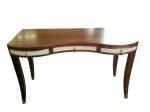 Luxury design 2 tone finish 3-drawer Wooden writing desk for hotel bedroom