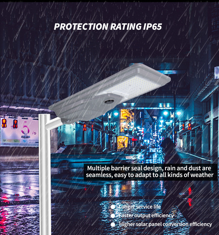 KCD Durable Body Outdoor Highway Pathway Waterproof IP65 400W 500W All In One Solar Street Lights Solar Induction