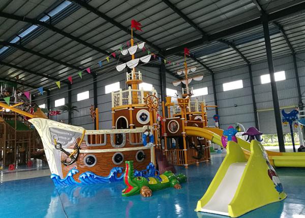 Anti Static Water Playground Equipment 2.2 - 2.6 Mm Thick High Strength Cold