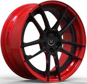 China Custom 2Pc Forged Aluminum Alloy Rims 5x112 Gle Coupe 350 21x9.5 And 21x11 factory