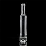 750ml Heavy-based Clear Glass Alcohol Bottle with Golden Metal Cap in Bulk