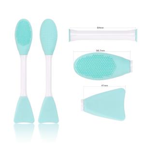 China SA8000 User Friendly Facial Makeup Brush Silicone Makeup Brush Daily Cleaning factory