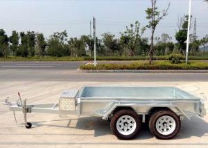 China 10x5 Hot Dip Galvanised Tandem Trailers 2000KG factory