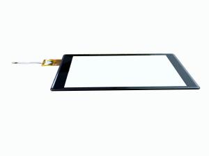 China 5inch 800x480 Capacitive Touch Screen Display Black Silk Print 6PIN OEM factory