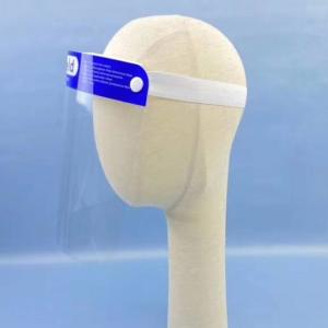 China Anti Fog Disposable Face Shield , Anti Spitting Protective Face Shield Durable factory