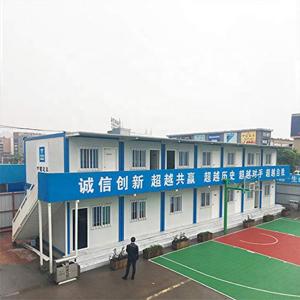China Zontop Modern Luxury Quick Concrete 20ft 40 Ft Real Estate Factory Supply Earthquake Construction Prefab Steel House factory