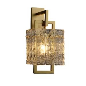 China E14 Residential Creative Crystal Wall Lamp H39cm Switch Control factory