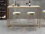 Wheelless Upholstered Bar Stools Counter Stools No Fold