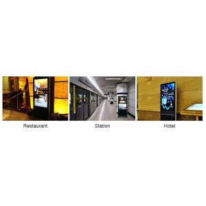 4G 43 Inch LCD Signage Display With Touch Screen