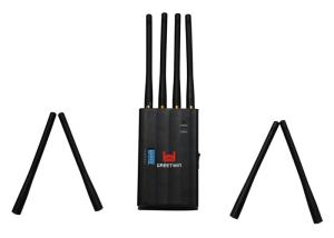 China Handy Short Range Cell Phone Jammer Pocket Mobile Jammer 12V Charger factory