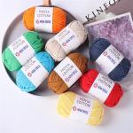 1/1NM 70% Cotton 30% Nylon Cotton Nylon Yarn Colorful Hand Made Crochet Knitting