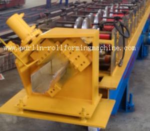 China Half-round Seamless Gutter Roll Forming Machine High Speed Chain Transmission 16 Stations factory
