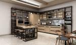Light Oak Modern Kitchen Cabinets Premium Stainless Steel Custom Design