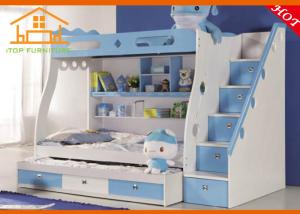 China twin bed kids little girls bedroom furniture toddler trundle full size bed for kids single beds for children factory