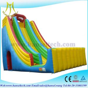China Hansel Popular New Arrive Cartoon Inflatable Slide for Kids Safe factory