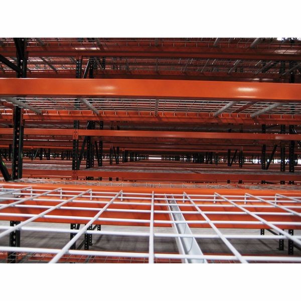 Steel Pallet Rack Wire Decking , Wire Mesh Storage Racks Powder Coated 5 - 30 Levels