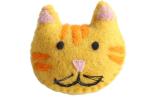 Handmade Childrens Interest Cute Brooch Felt Decoration For Bag Ornament