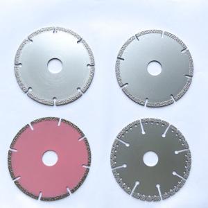 China High Quality 4.5inch 115×1.4/2.4×6×9T×22.23mmVacuum Brazed Diamond Grinding Cutting Disc factory