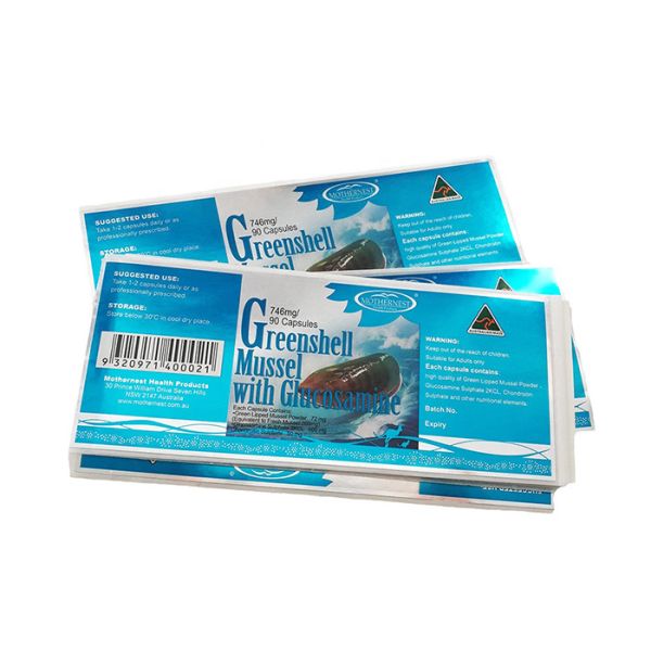 Custom printing waterproof glossy varnishing self-adheisve silver vinyl sticker labels in roll for bottle packaging