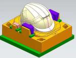 ABS Injection Molded Plastic Parts For Industrial Safety Helmet