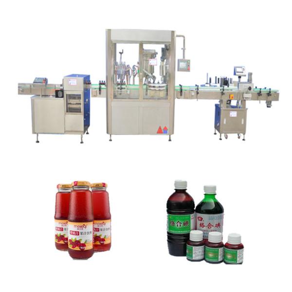 Touch Screen Automatic Liquid Filling Machine 50ml - 1000ml Filling Volume