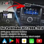 HD multi finger touch screen upgrade for Nissan Pathfinder R51 carplay android