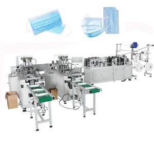 China 3 Ply Non Woven Disposable Face Mask Manufacturing Machine factory