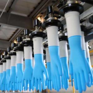 China Small Nitrile Glove Manufacturing Machine Rubber Latex Surgical Glove Production Line factory