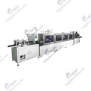 China Cylindrical Cell Battery Pack Assembly Line PLC Lithium Ion Battery Production Line factory