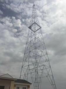 China 3 Legs Steel Tubular Lattice Communication Antenna Tower 20m \ 30m factory