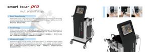 China Tecar Therapy Microwave Diathermy Equipment For body Muscle Relax/Shockwave Therapy factory