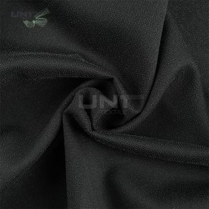 Black Plain Weave fusable Interfacing , Fabric 50gsm woven fusing