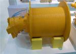8-48mm Rope Diameter Hydraulic Crane Winch 500mm-3000mm Drum Diameter