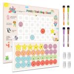 Rewritable Preschool Reward Chart Educational Behavior Sticker Chart OEM