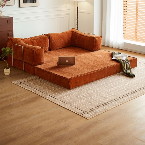 MOYI Modern Multi-Functional Foldable Compression Sofa Bed Extendable Detachable Fabric Vacuum Pack for Hotel Filling Sponge