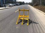Traffic Orange Electrostatic Spraying Anti Ram Barrier Foldable