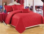 Solid Quilts Royal 5pcs Embossed Quilt Set Ultrasonic Quilts Soft Microfiber