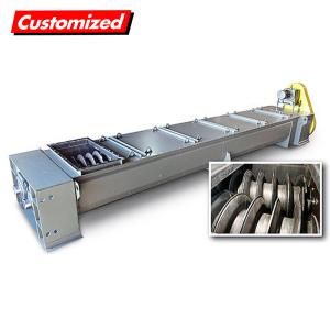 China U Trough Double Helix Flexible Spiral Conveyor CH0004 For Optional Cooling Or Heating factory