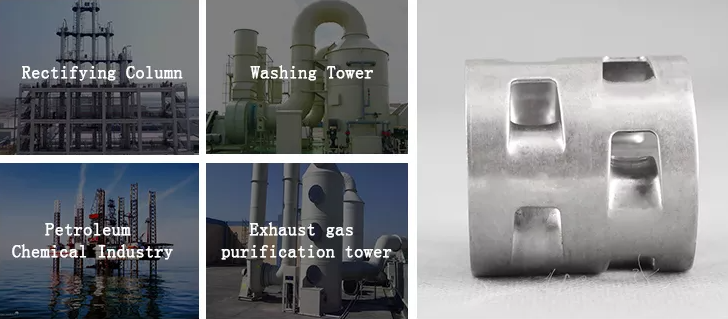 Scrubber / Column Random Tower Packing Ss 304 Material Oem