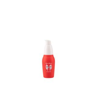 China 45ml Red Frosted Cosmetic Plastic Bottles For Serum factory