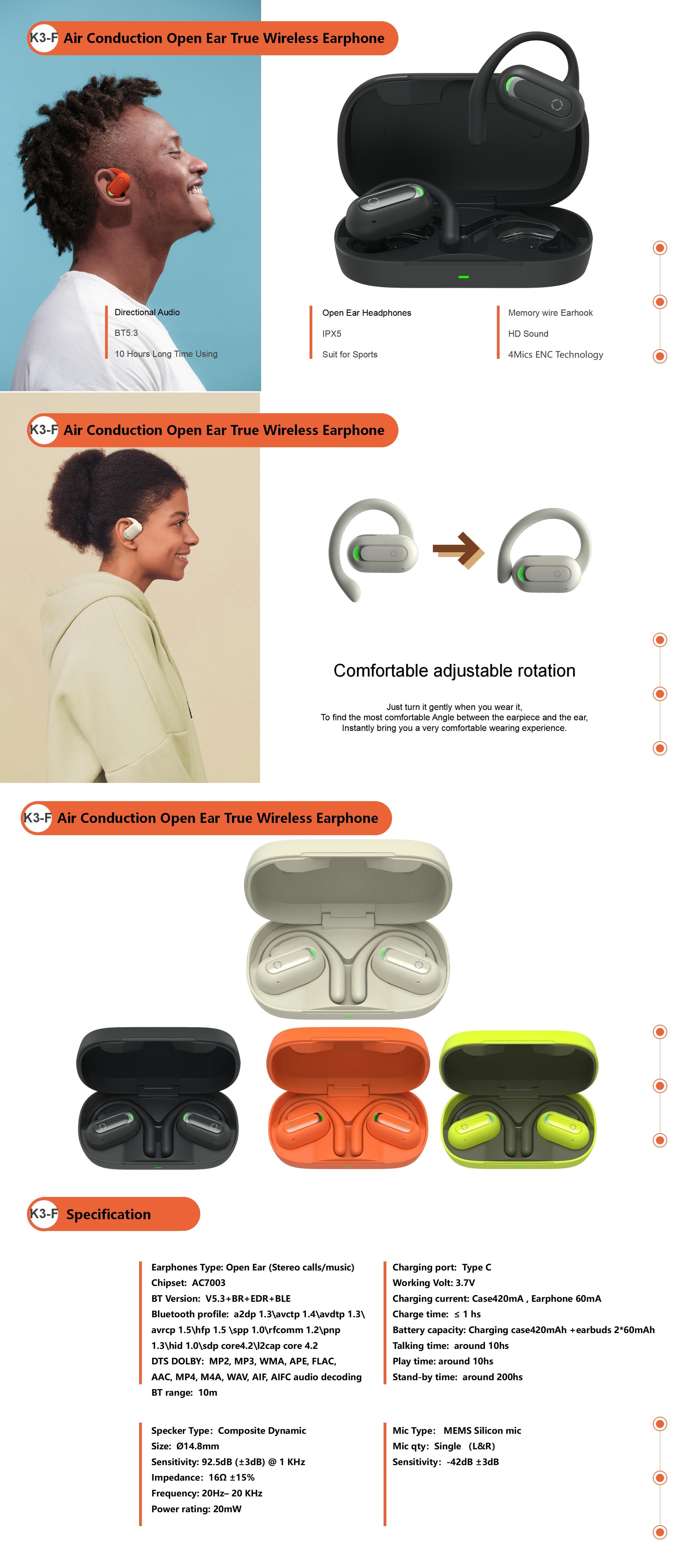 Sweatproof TWS Wireless Earbuds In Ear Sport Earphone Good Bass Perfect Sound