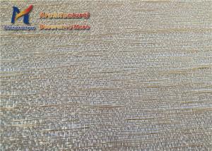 China Balcony InterLayer Wired Glass Panel 1.0mm Aluminum Wire Mesh Screen factory