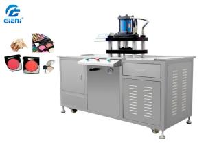 China Make Up Powder Press Machine For Eyeshadow / Blusher / Powder Cake , Fully Hydraulic factory