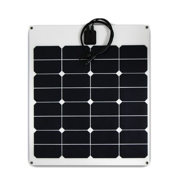 China Monocrystalline ETFE Flexible Solar Panels12V RV120 Watt Black Color CE Approval factory