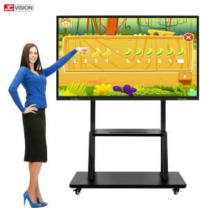 China 3840x2160 75 Inch Indoor Interactive Whiteboard Infrared Monitor RoHS factory