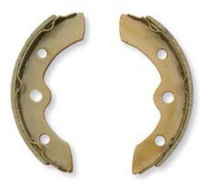 China Airui 12.25 Inch Trailer Mechanical Brakes Shoes For Club Car Golf Cart factory