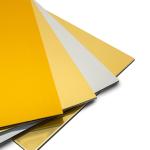 PVDF Aluminum Mirror Panel 4050mm X 1575mm 5mm Thickness