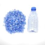 Blue Color PET Bottle Flakes Recycled 3A Grade For Bottle Making