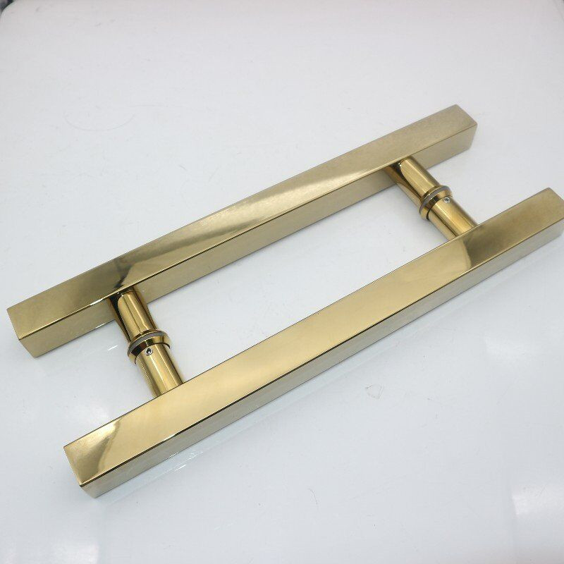 Add a Touch of Gold to Your Bathroom with Stainless Steel Shower Glass Door Handles